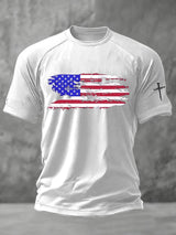 Men's Faith Print Casual T-Shirt