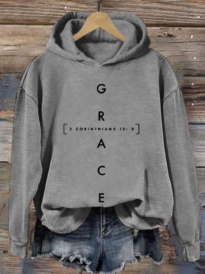 Women'S Grace Print Hoodie