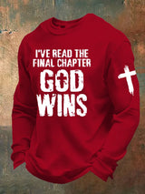 Men's I've Read The Final Chapter God Wins  Waffle T-Shirt