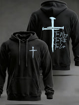 Men's Jesus The Way The Truth The Life Printed Casual Hoodie
