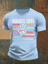 🔥Buy 3 Get 15% Off🔥Men's  HANDS OFF!  Print T-Shirt