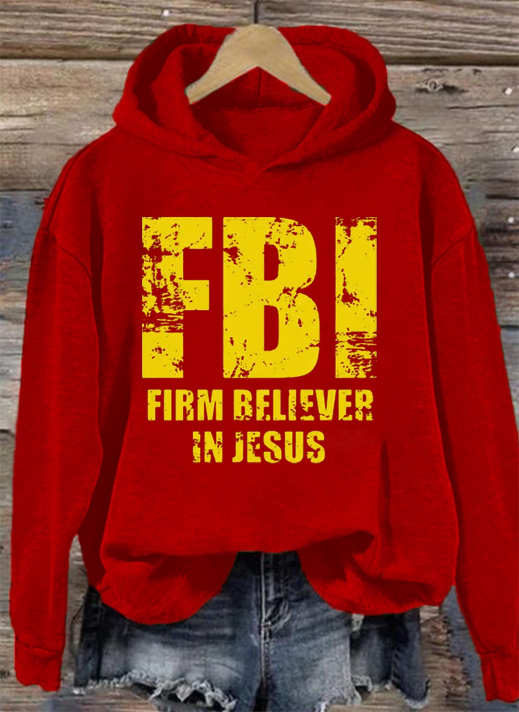 Women's  Firm Believer In Jesus Hoodie