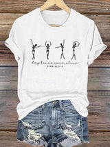 Women's Fun Skull Faith T-shirt