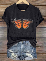 🔥Buy 3 Get 15% Off🔥Retro We Only Need One Monarch And It's A Butterfly Print T-Shirt