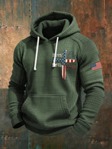 Men's Casual Faith Checkered Jacquard Sweatshirt