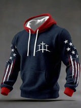 Men'S Casual Printed Hooded Sweatshirt