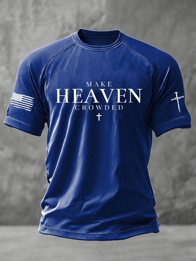 Men's Faith Print Casual T-Shirt