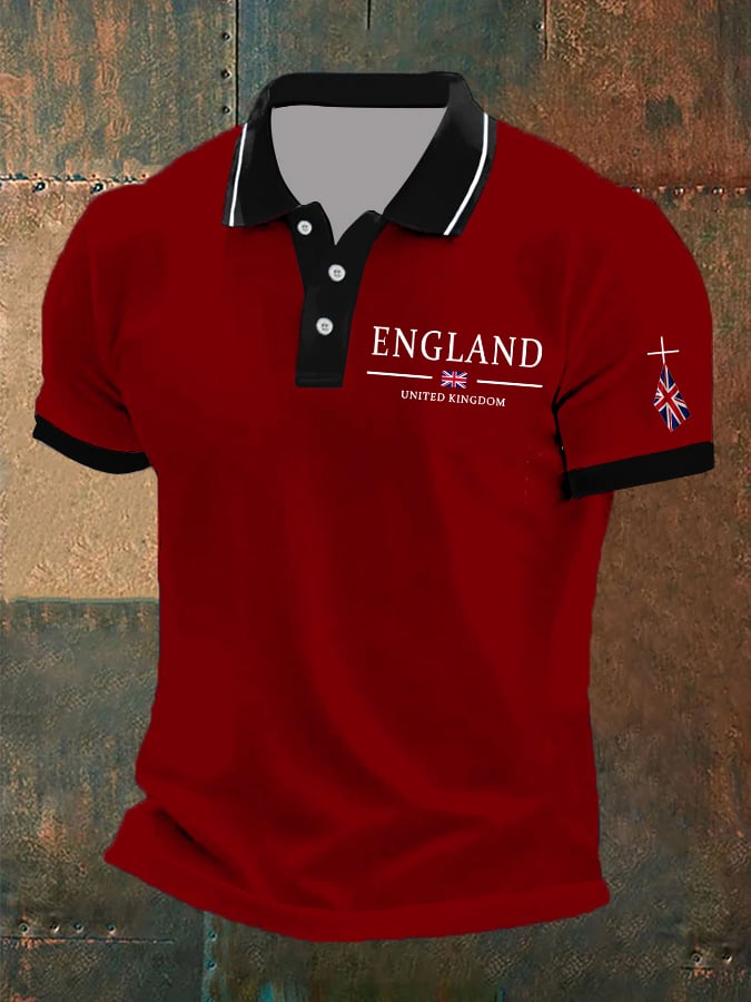 🔥Buy 3 Get 15% Off🔥Men's Union Jack Business Casual Polo Shirt