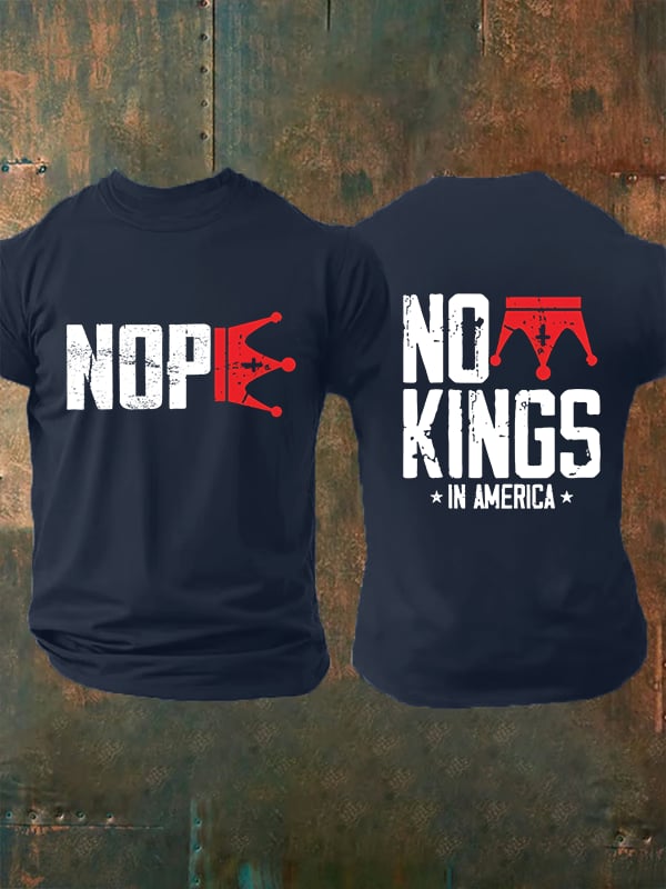 Men's  No Kings In America T-Shirt