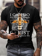 Men'S Casual Faith Short-Sleeved T-Shirt