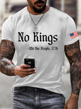🔥Buy 3 Get 15% Off🔥Men's No Kings In America Print T-shirt