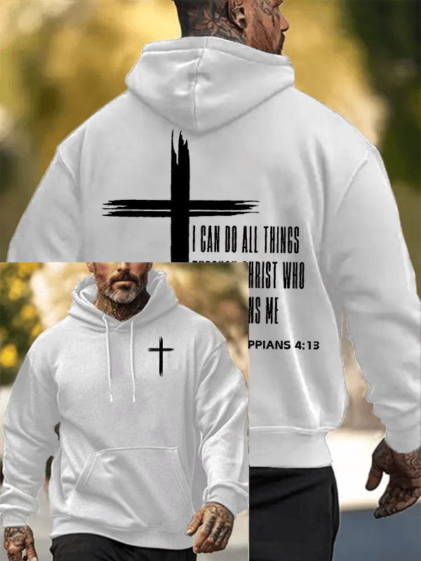 Men's Christian Faith Print Hoodie