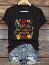 Women's Casual FDT Printed Short-Sleeve T-Shirt