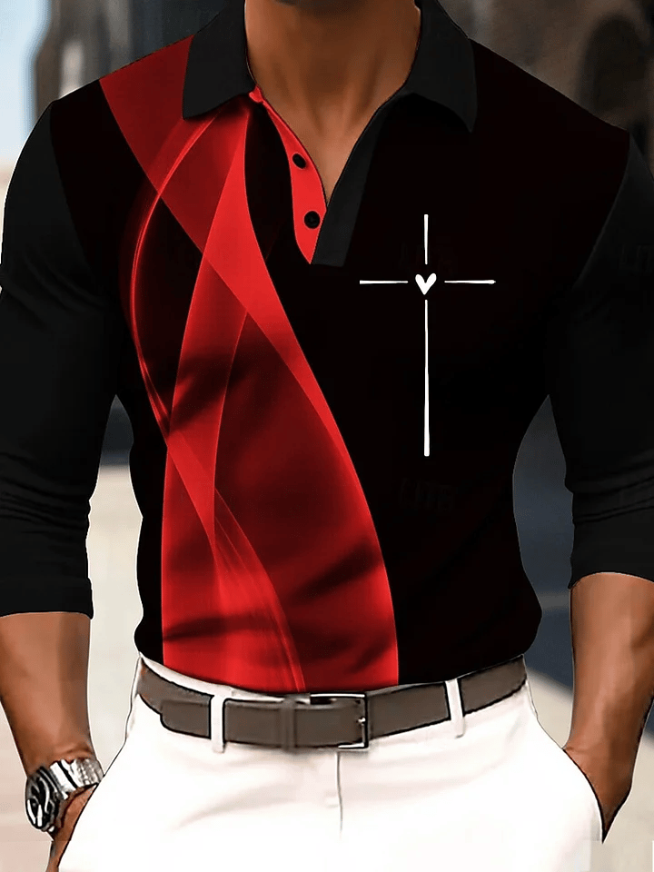 🔥Buy 3 Get 15% Off🔥Men's Love Cross Faith Print T-shirt