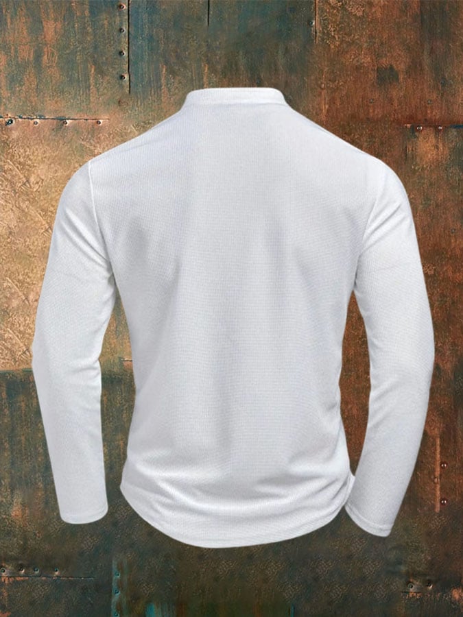 Men'S Classic Cross Print Top