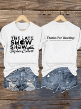 🔥Buy 3 Get 15% Off🔥Women's Retro Last Show Tree Print T-Shirt