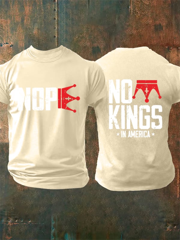 Men's  No Kings In America T-Shirt