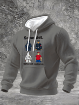 🔥Buy 3 Get 15% Off🔥Men's  Same shit Different costume Print Hoodie