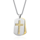 Hollow Cross Necklace Cross Prayer Pendant