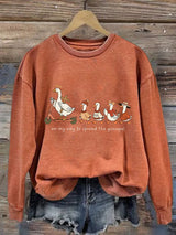 Women's   Funny Goose Quote Inspired by the Bible Sweatshirt