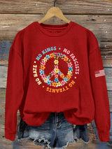 🔥Buy 3 Get 15% Off🔥Women's FDT Printed Long-Sleeve Sweatshirt