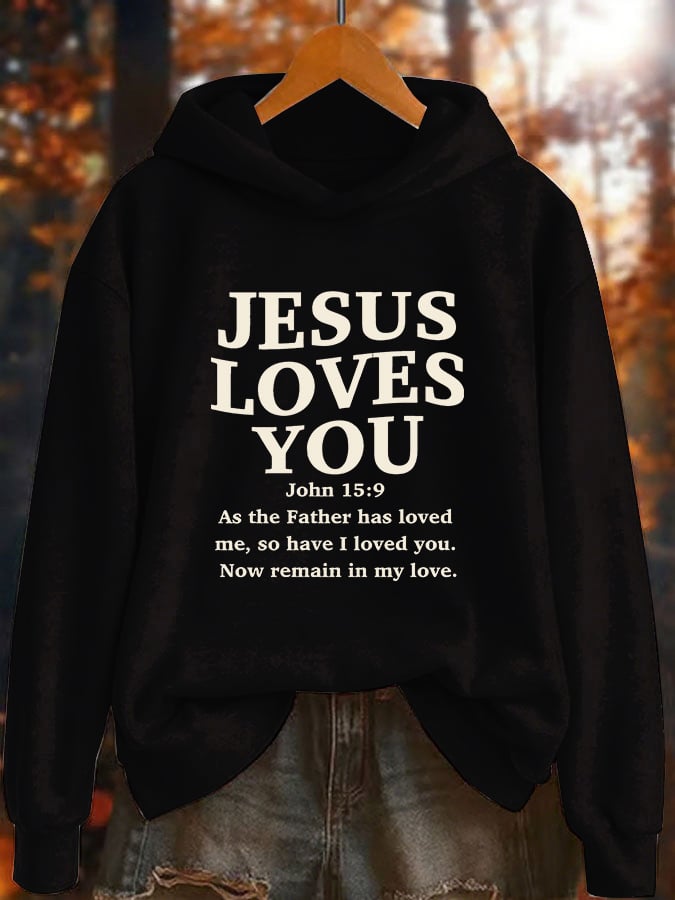 Women's Faith Print Hoodie