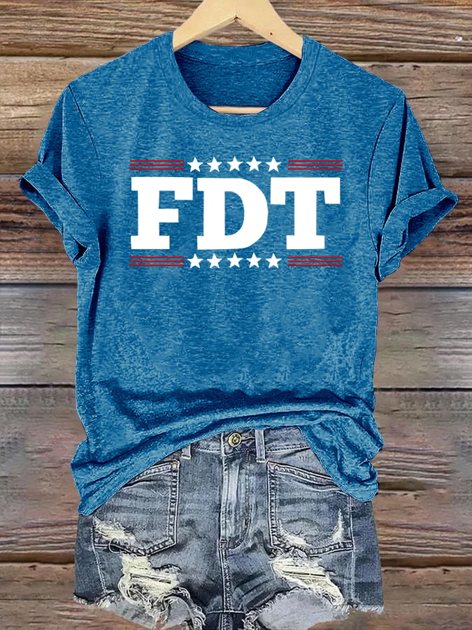 🔥Buy 3 Get 15% Off🔥Women's  FDT Print  T-Shirt