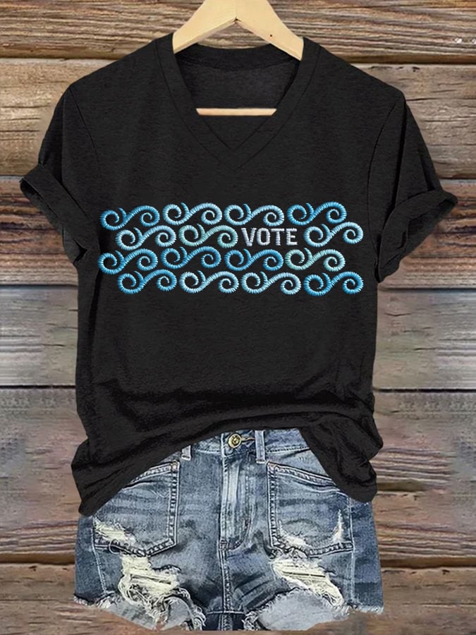 🔥Buy 3 Get 15% Off🔥Women's Casual FDT Printed Short-Sleeve T-Shirt