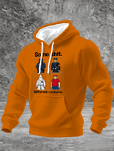 🔥Buy 3 Get 15% Off🔥Men's  Same shit Different costume Print Hoodie