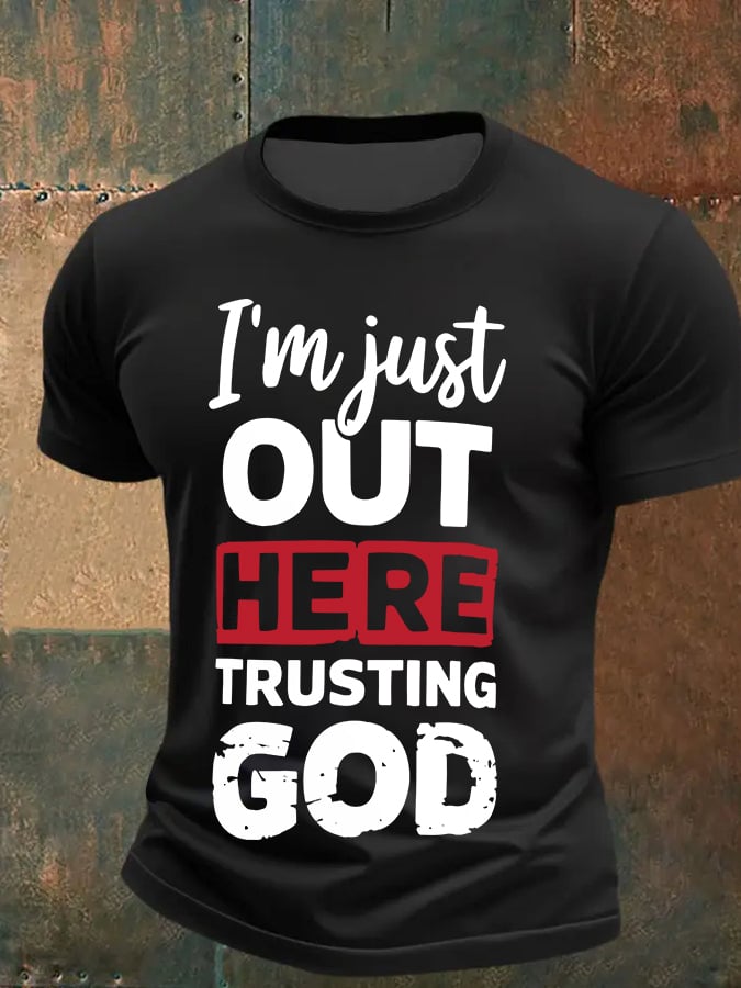 🔥Buy 3 Get 15% Off🔥Men'S Faith Print T-Shirt