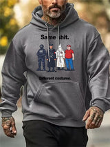 🔥Buy 3 Get 15% Off🔥Men's  Same shit Different costume  Print  Hoodies