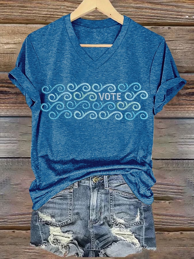 🔥Buy 3 Get 15% Off🔥Women's Casual FDT Printed Short-Sleeve T-Shirt