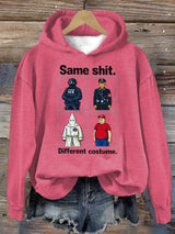 🔥Buy 3 Get 15% Off🔥Women's  Same shit Different costume  Print  Hoodie
