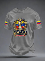 Men's Venezuelan Baseball Champions Print Casual T-shirt