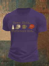 🔥Buy 3 Get 15% Off🔥Men's  Same shit Different costume Print T-Shirt