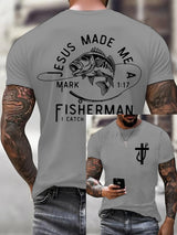 🔥Buy 3 Get 15% Off🔥🔥Hot Sale Picks 🔥Men'S Fishing Faith Short-Sleeved T-Shirt