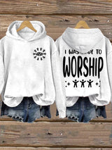 🔥Buy 3 Get 15% Off🔥Women's I Was Made To Worship   Sweatshirts