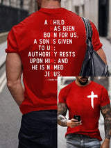 Men's Casual Printed Short-Sleeve T-Shirt