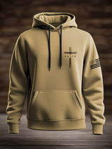 Men's Casual Solid Color Multi-Color Faith Hoodie