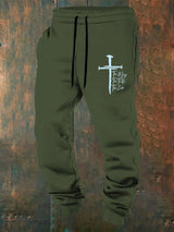 🔥Buy 3 Get 15% Off🔥Men's Jesus The Way The Truth The Life Print Casual Trousers