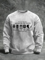 Men'S Casual Faith Print Hoodie