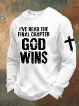 Men's I've Read The Final Chapter God Wins  Waffle T-Shirt